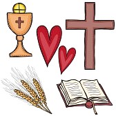 15913209-religion--set-of-religious-symbols--cross-chalice-heart-book-and-grain