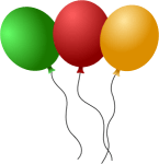 vectores globos fiesta 3
